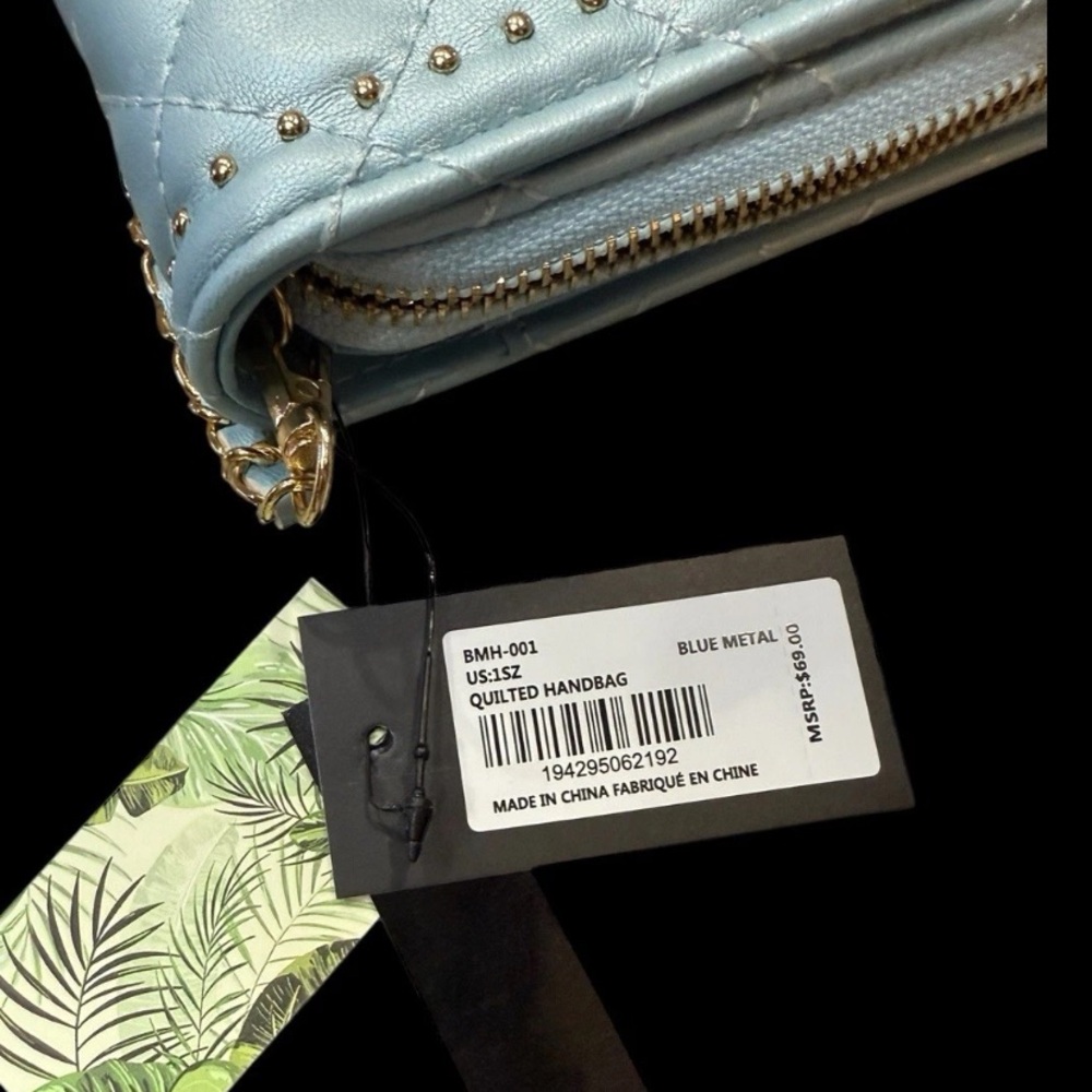 Badgley Mischka Quilted Crossbody Handbag - Picture 13 of 13